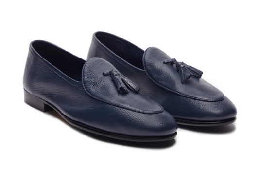Unlined Belgian Loafers With Tassels