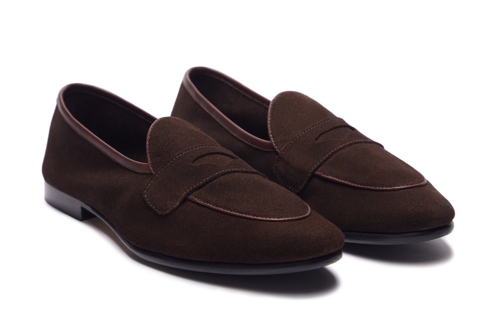 Brown Suede Trumpet Shoes