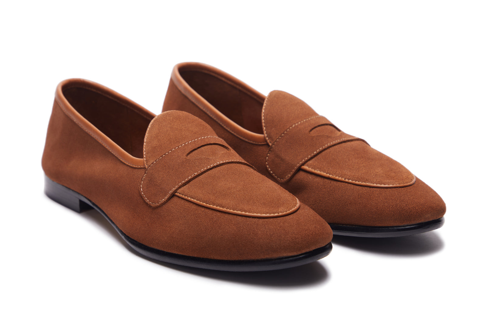 Brown Suede Trumpet Shoes